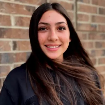 teen girl smiling