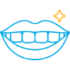 mouth with teeth icon
